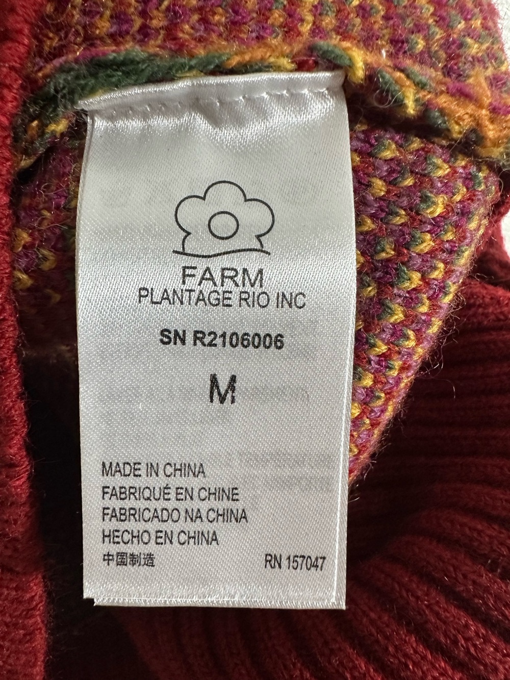 FARM Rio Graphic Jungle Sweater Size M - Picture 9 of 14
